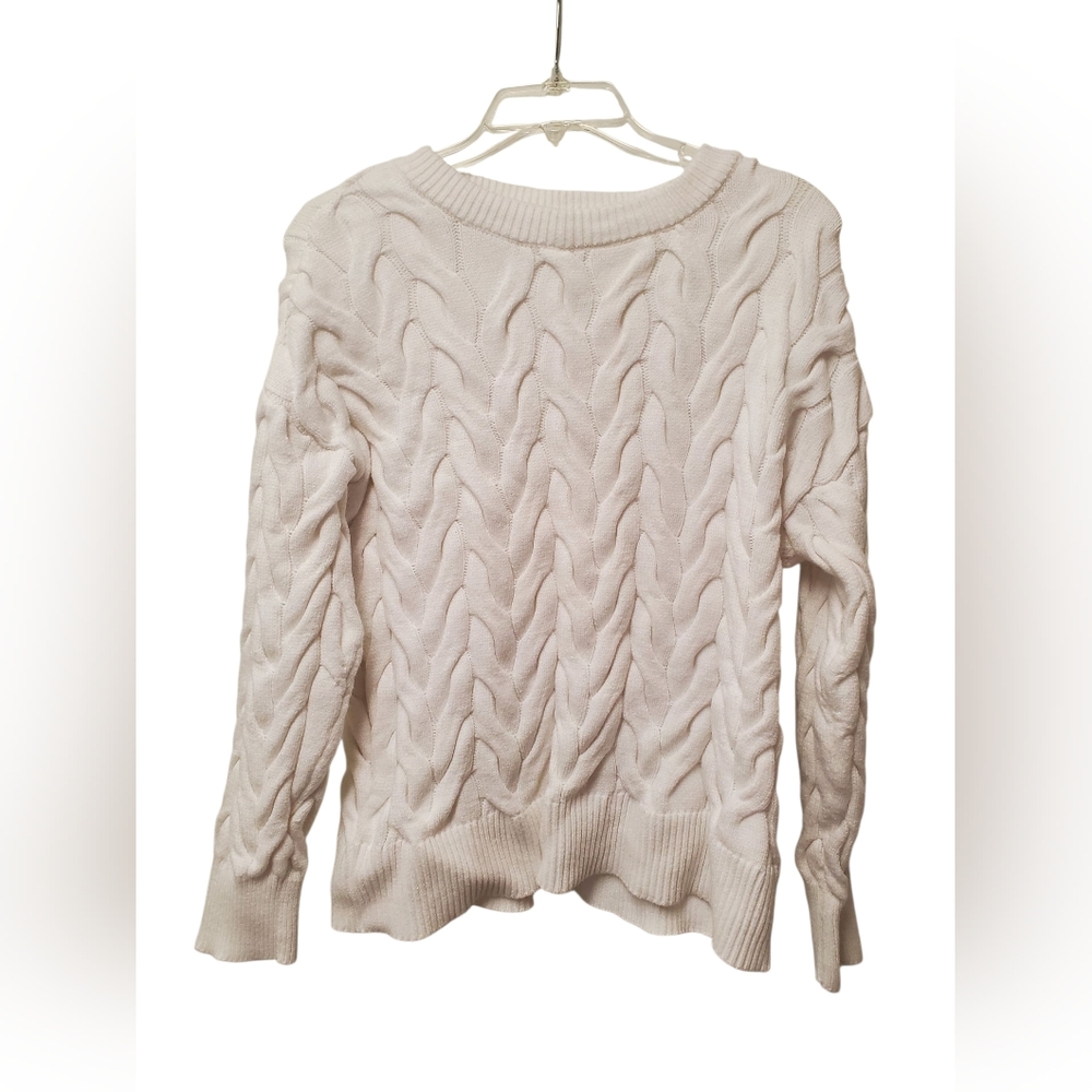 Philosophy Snow Globe Cable Knit Sweater, Size M